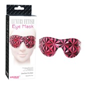 Красная маска на глаза с геометрическим узором Pyramid Eye Mask, EK-3101